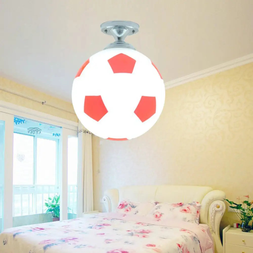 DecorBites™ Fun Football Flushmount Ceiling Light for Boys Room