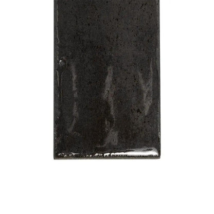 Fusion Antracite Polished Zellige Look Porcelain Tiles 2 1/2x10