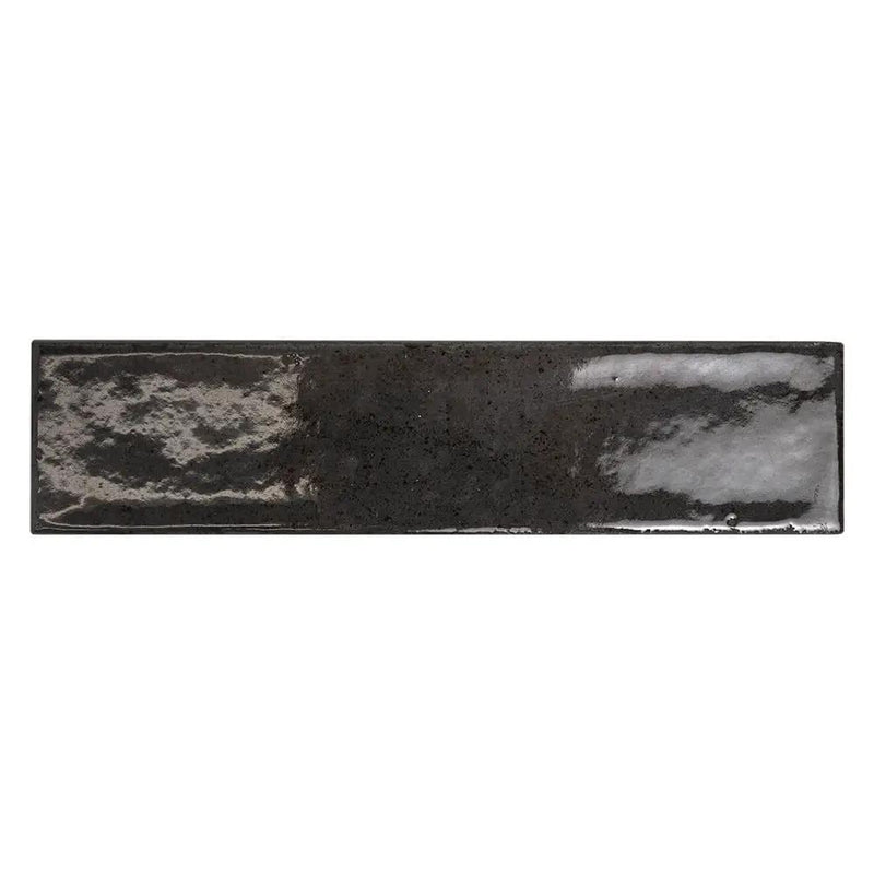 Fusion Antracite Polished Zellige Look Porcelain Tiles 2 1/2x10
