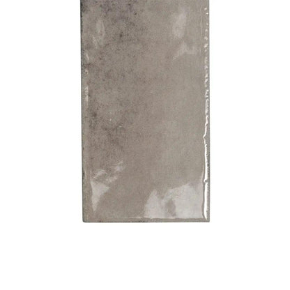 Fusion Grigio Polished Zellige Look Porcelain Tiles 2 1/2x10