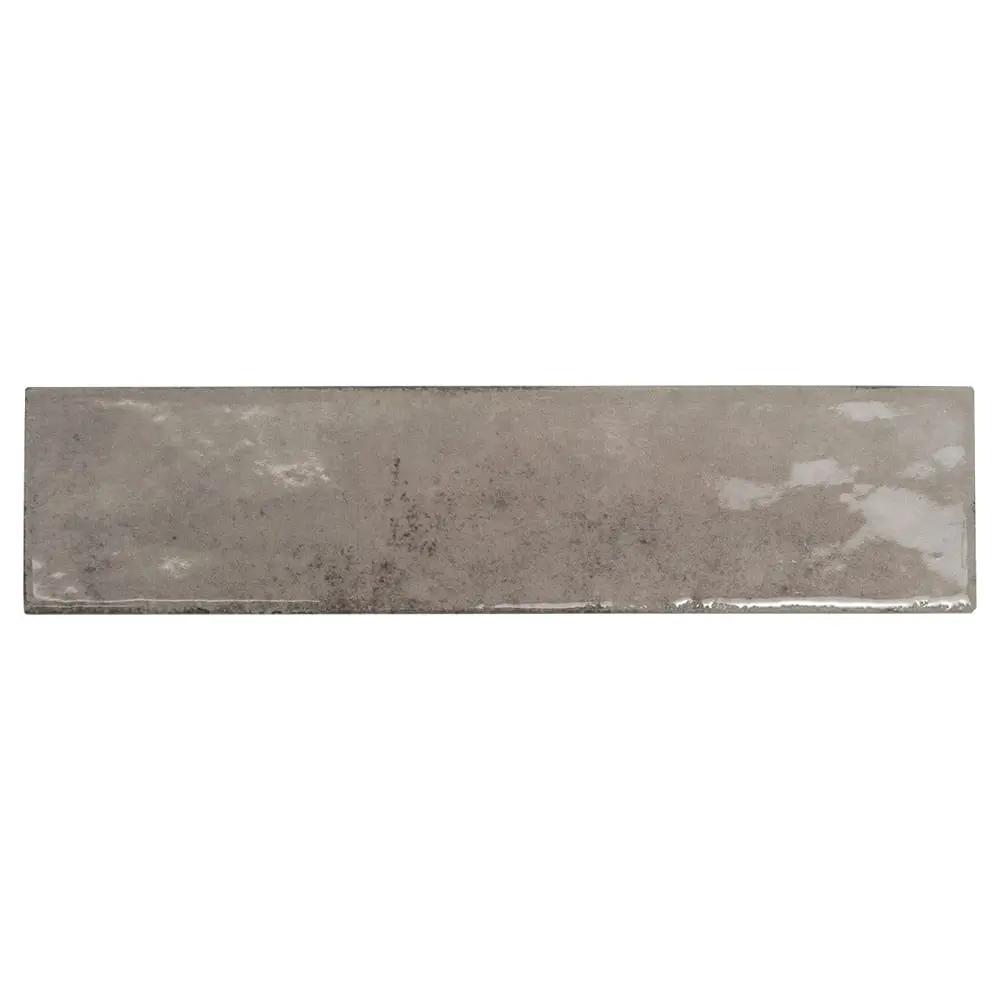Fusion Grigio Polished Zellige Look Porcelain Tiles 2 1/2x10