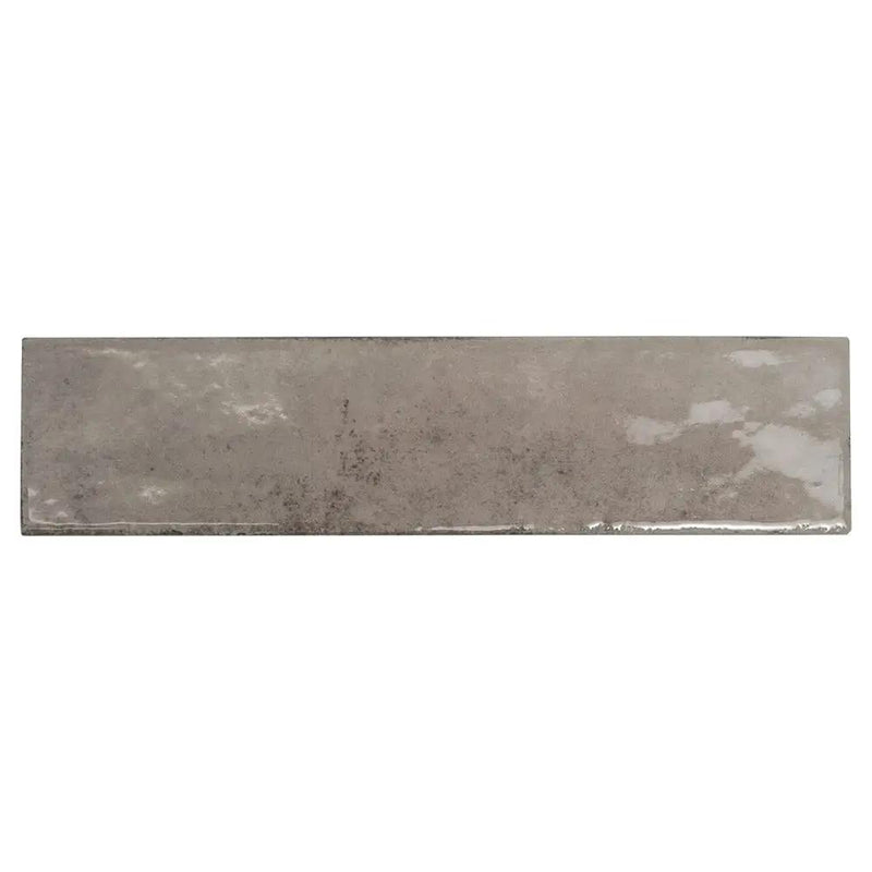 Fusion Grigio Polished Zellige Look Porcelain Tiles 2 1/2x10