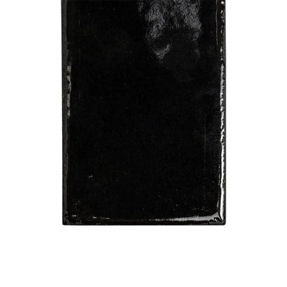 Fusion Nero Polished Zellige Look Porcelain Tiles 2 1/2x10