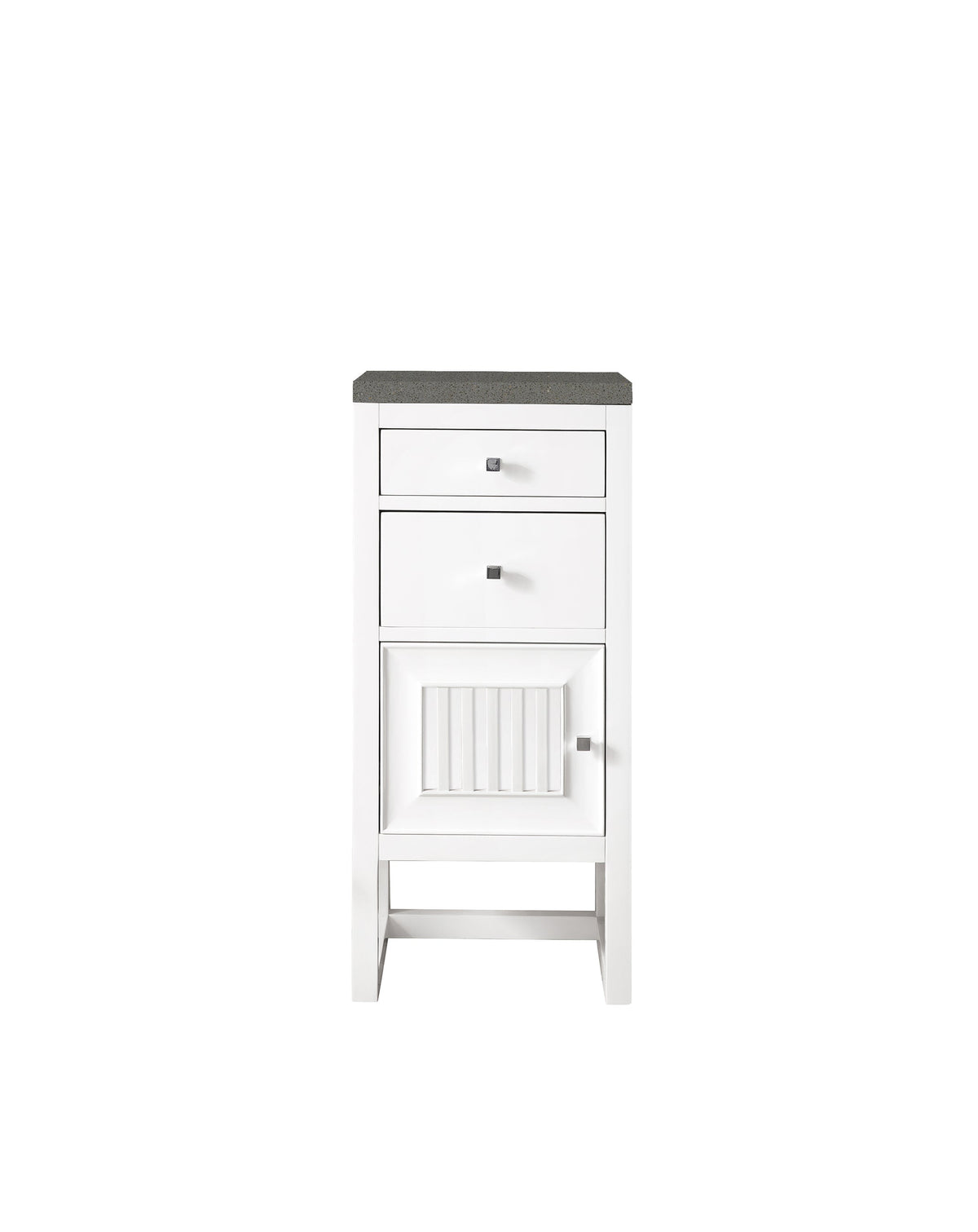 James Martin Athens 15" Base Cabinet, Glossy White