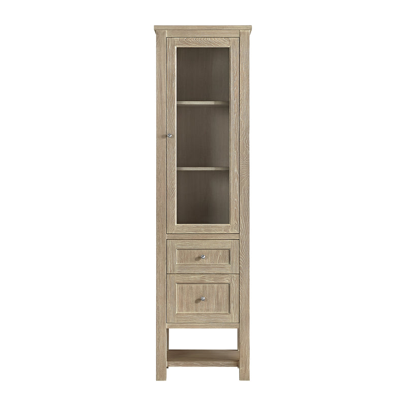 James Martin Breckenridge Linen Cabinet, Whitewashed Oak