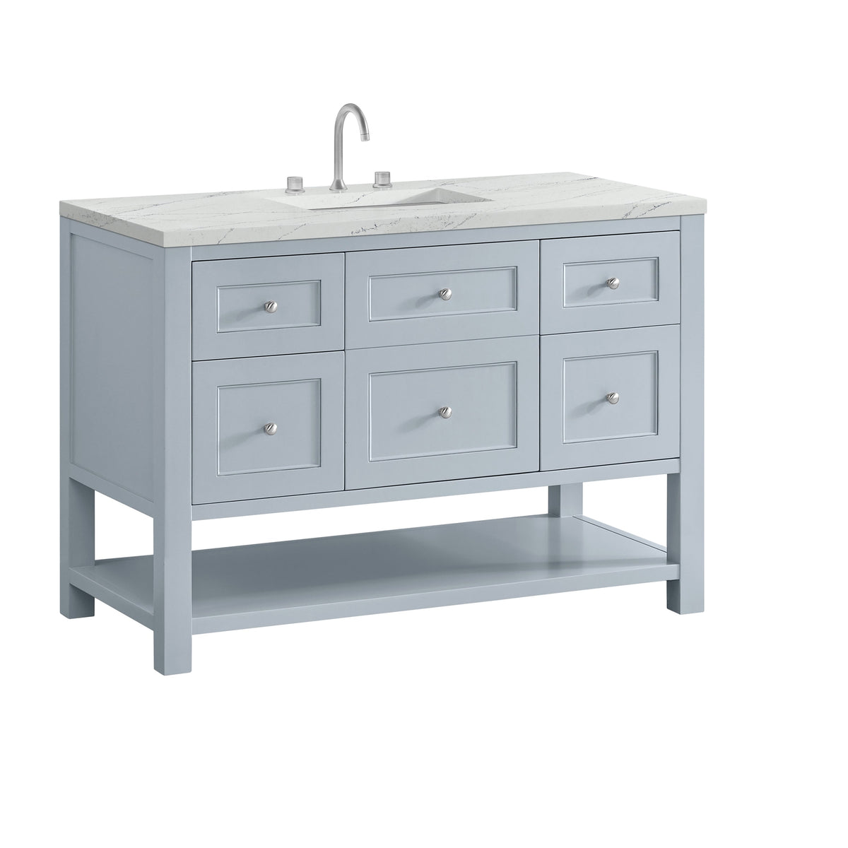 James Martin Breckenridge 48" Single Bathroom Vanity, Serenity Blue