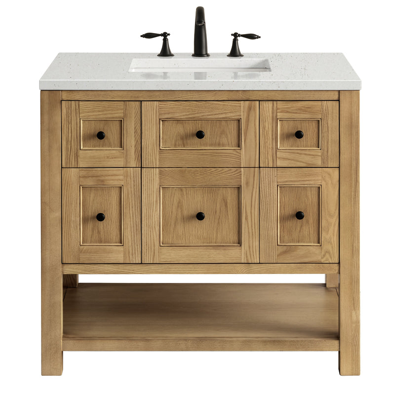 James Martin Breckenridge 36" Single Bathroom Vanity, Light Natural Oak