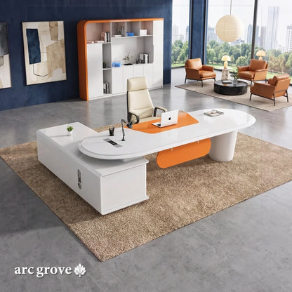 Gauss · L-Shaped Executive Desk