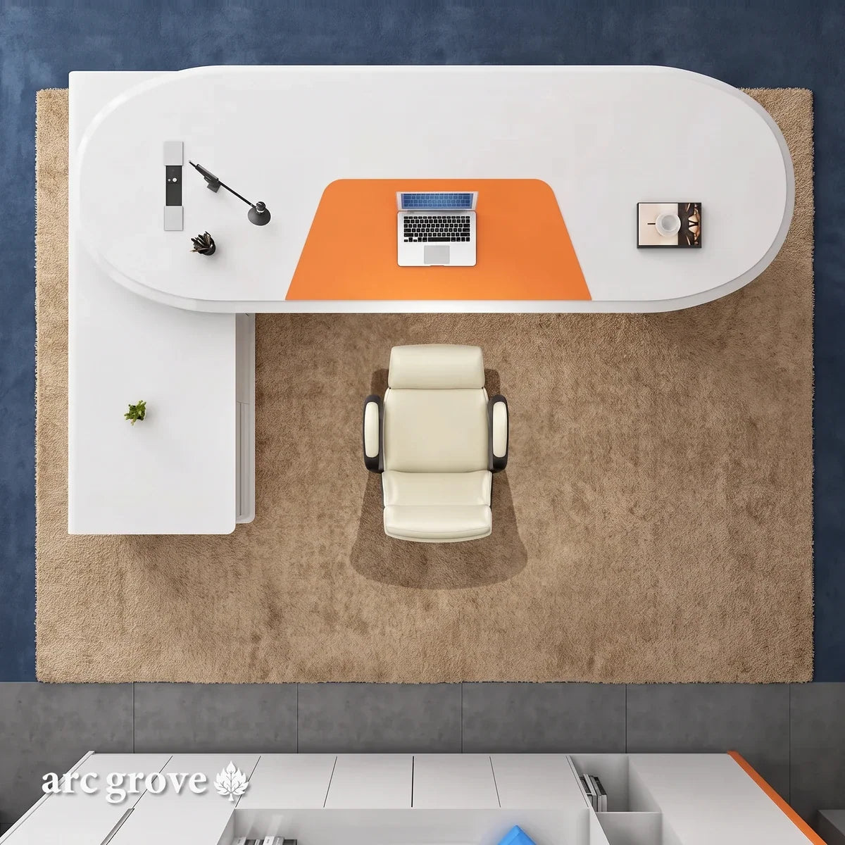 Gauss · L-Shaped Executive Desk