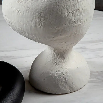 Geometric abstract ceramic vase living room sculptural decor