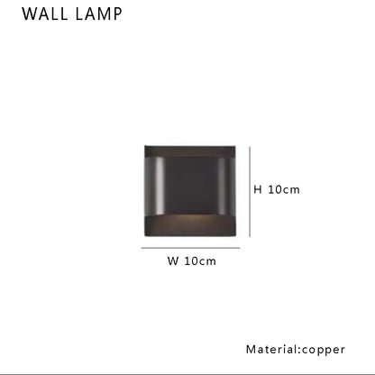 Geometric black & gold metal pendant light for dining room