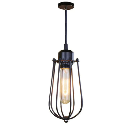 Geometric black metal chandelier kitchen wireframe pendant light
