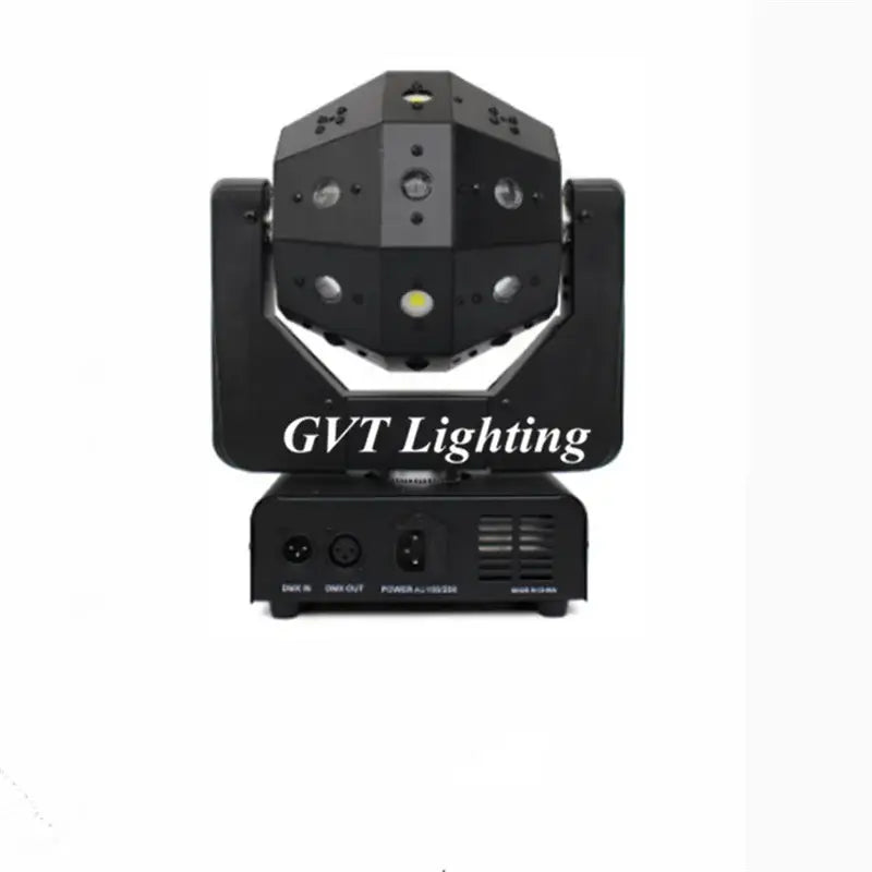 Geometric black moving head light beam strobe for party room