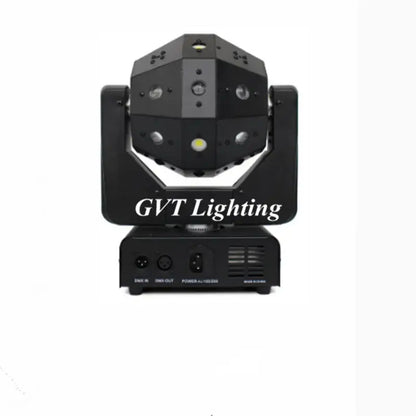 Geometric black moving head light beam strobe for party room