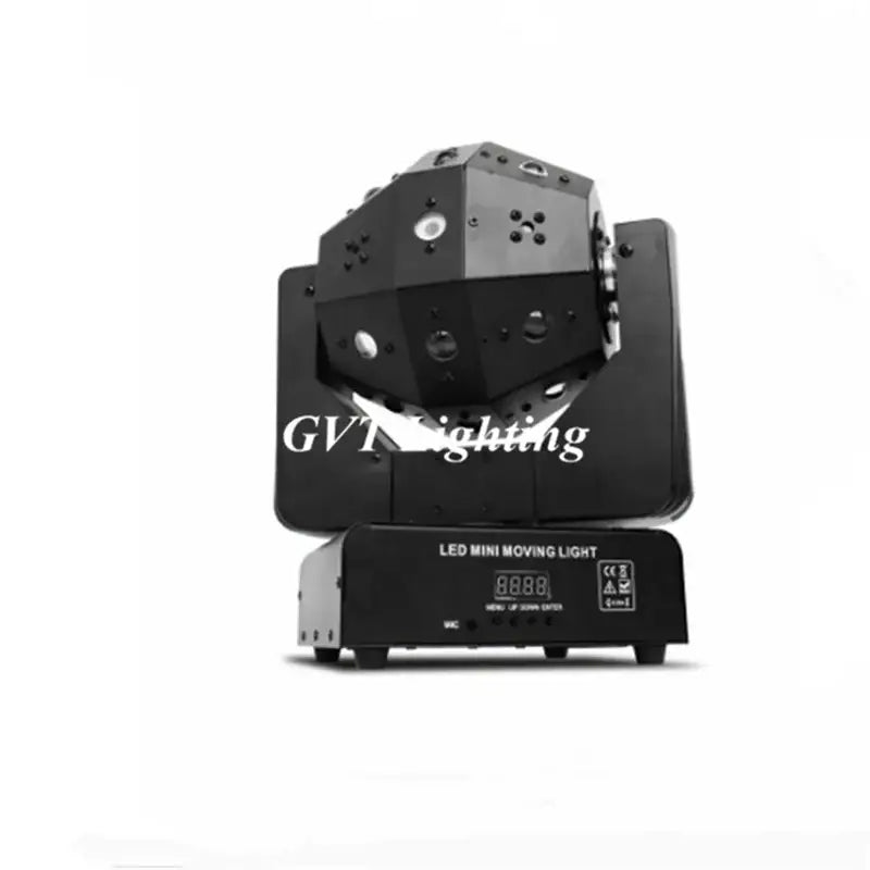 Geometric black moving head light beam strobe for party room