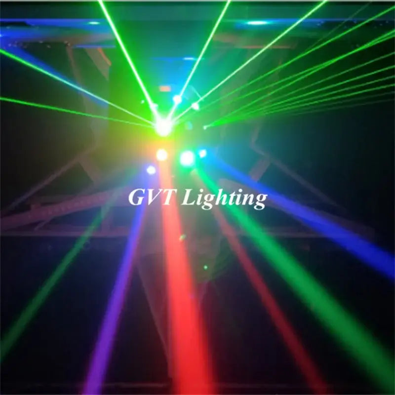 Geometric black moving head light beam strobe for party room