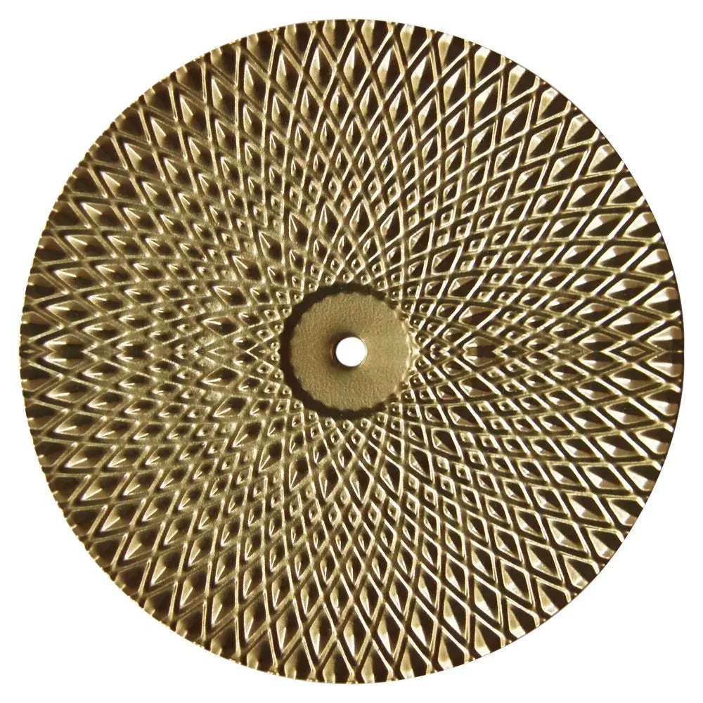 Geometric golden metal wall art set living room round decor