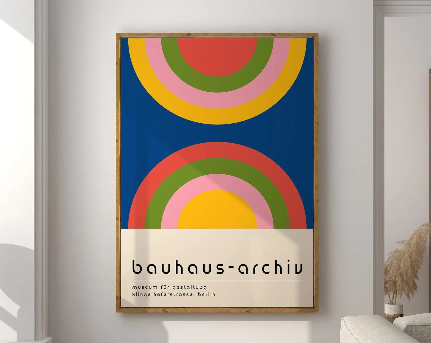 DecorBites™ Geometric Mid Century Canvas Wall Art