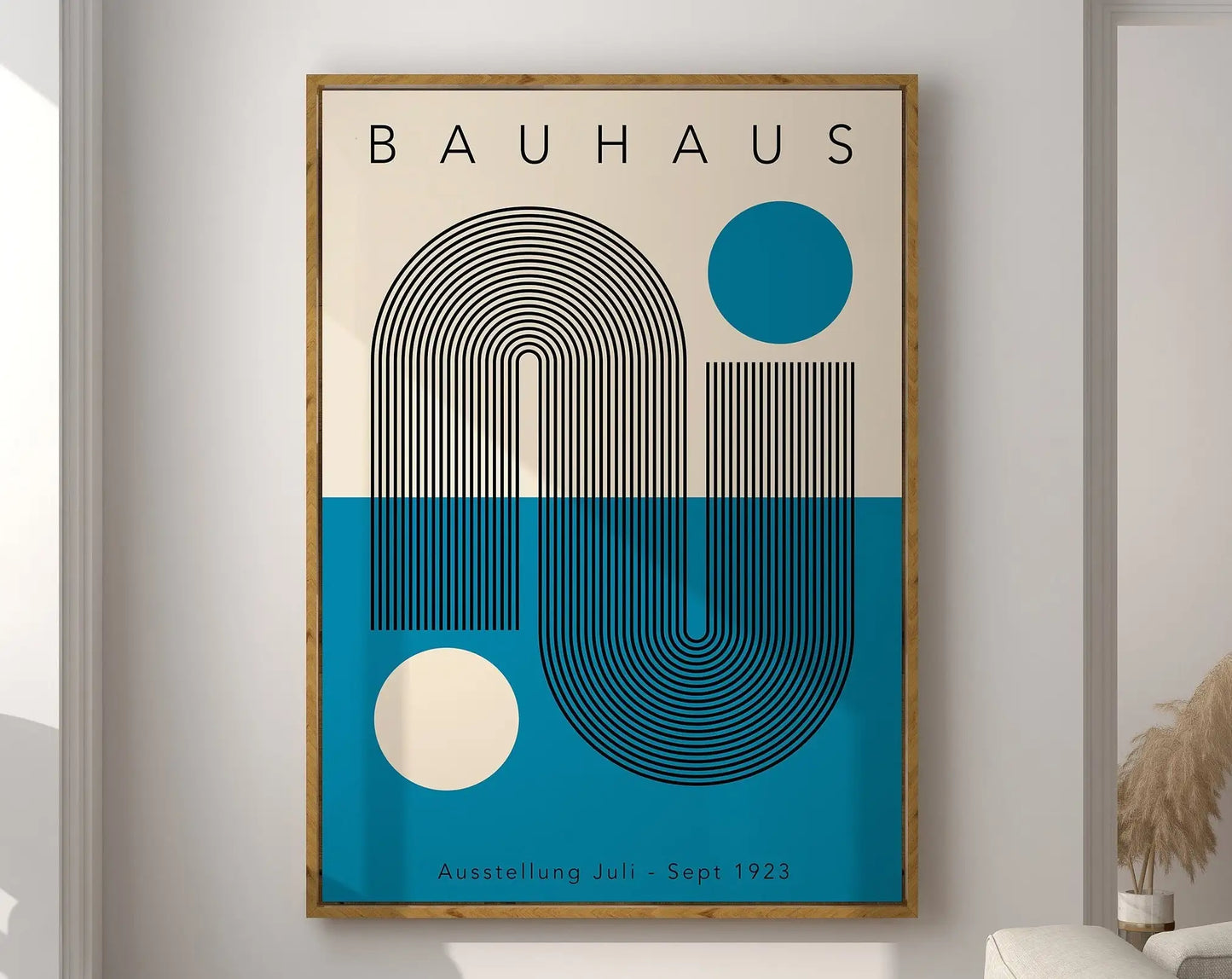 DecorBites™ Geometric Mid-Century Canvas Wall Art Print