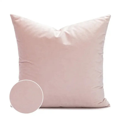 Geometric pink & white embroidered pillow covers living room decor