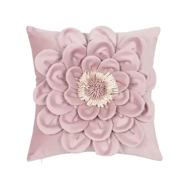 Geometric tufted tassel cushion cover beige & gray living room decor