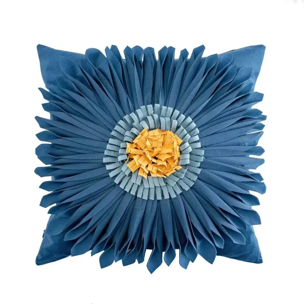 Geometric waves tufted cream pillow covers bedroom textured fringe