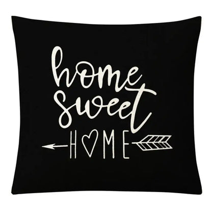 Geometric yellow linen pillow cover set living room autumnal decor
