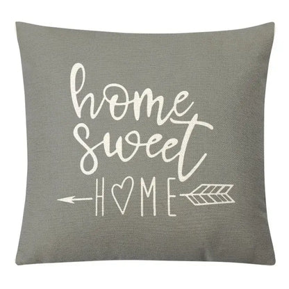 Geometric yellow linen pillow cover set living room autumnal decor
