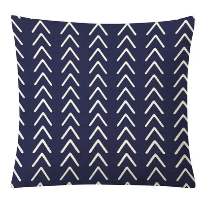 Geometric yellow linen pillow cover set living room autumnal decor