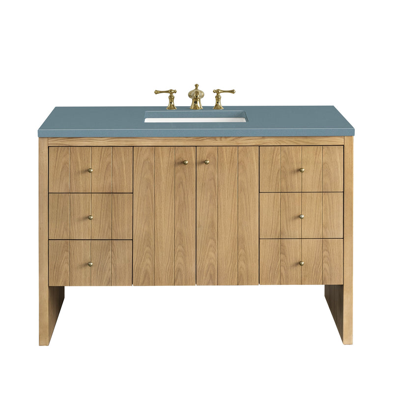 James Martin Hudson 48" Single Bathroom Vanity, Light Natural Oak