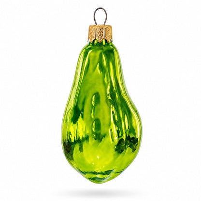 Papaya Glass Christmas Ornament