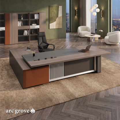 Gidley · Modern L-Shaped Executive Desk