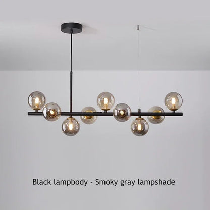 DecorBites™ Glass Ball Ceiling Chandelier for Home Decor