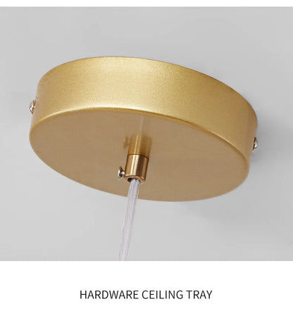 DecorBites™ Glass Ball Ceiling Chandelier for Home Decor