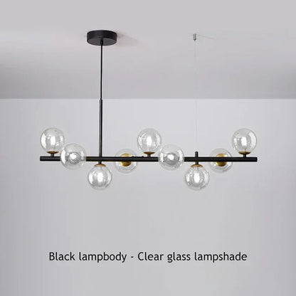 DecorBites™ Glass Ball Chandelier for Modern Home Lighting