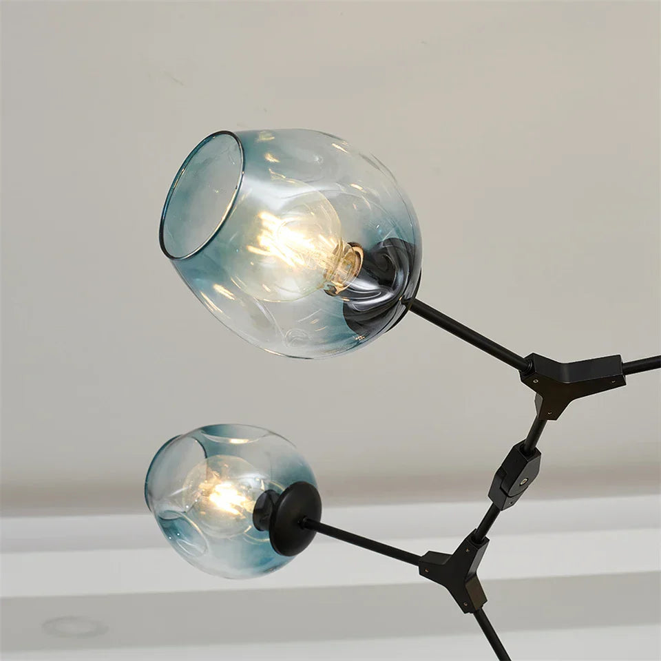 DecorBites™ Glass Ball LED Chandelier - Nordic Style