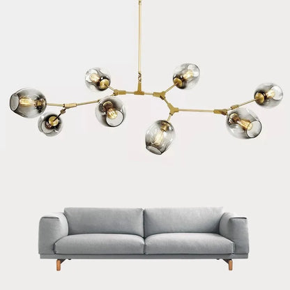 DecorBites™ Glass Ball LED Chandelier - Nordic Style