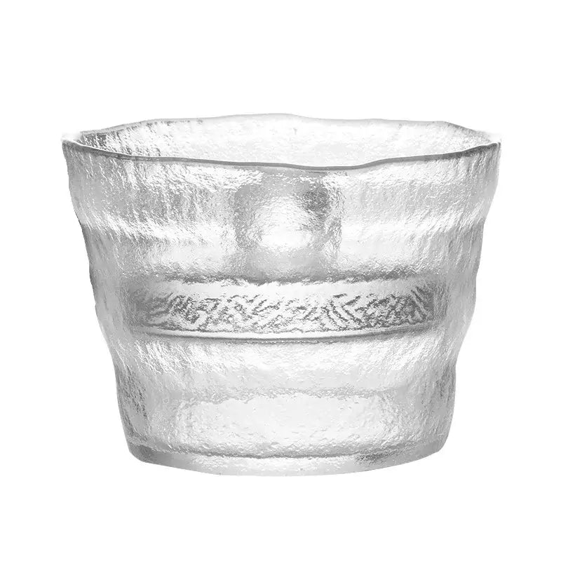 Glass kimchi storage jar with textured lid kitchen pickle container