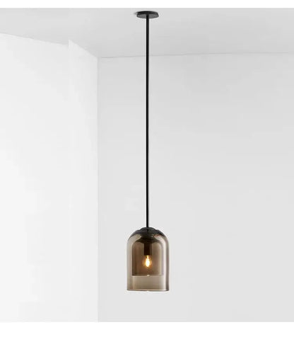 Glass led chandelier three light pendant for dining room