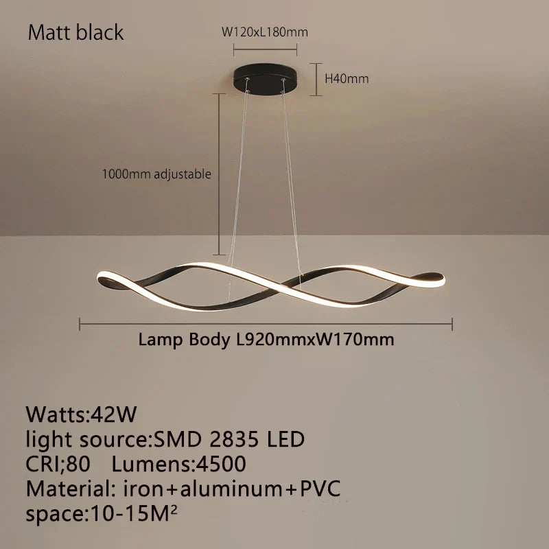 DecorBites™ Glass Pendant Lights with LED for Modern Home Decor