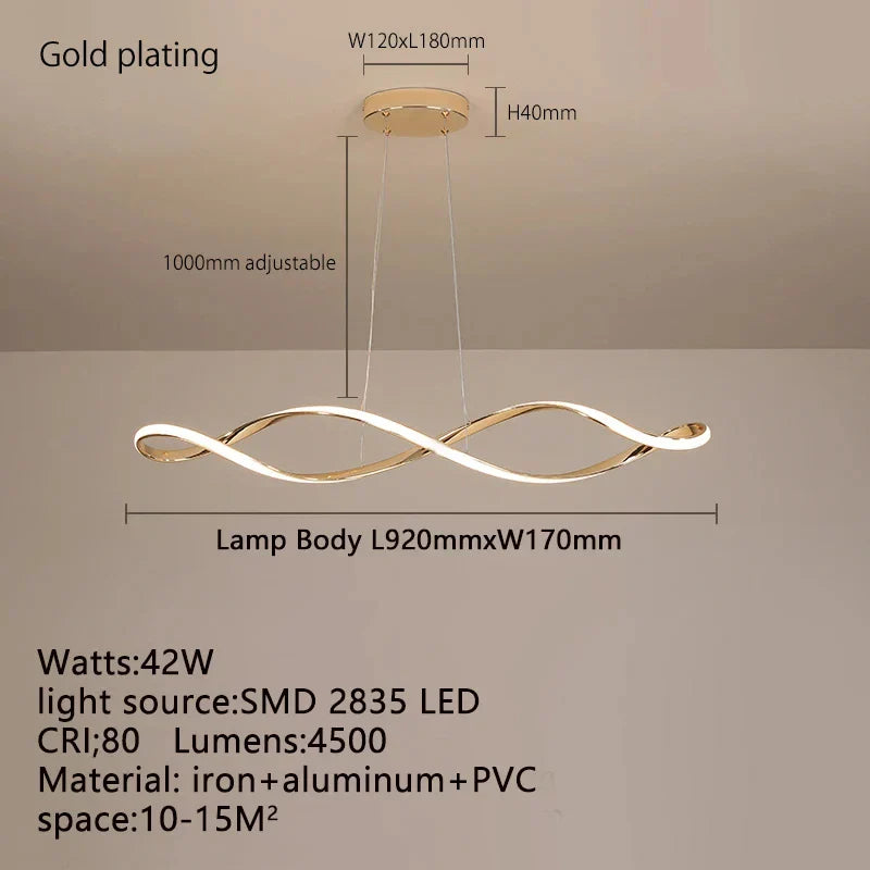 DecorBites™ Glass Pendant Lights with LED for Modern Home Decor