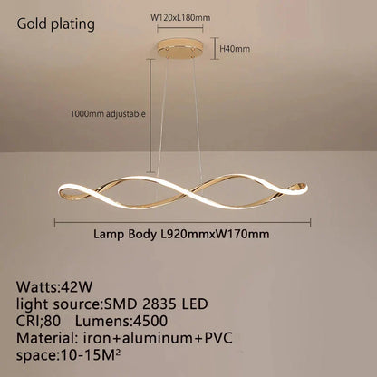 DecorBites™ Glass Pendant Lights with LED for Modern Home Decor