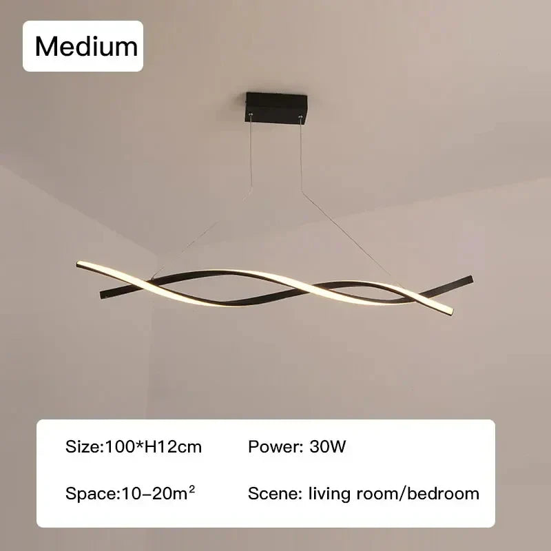 DecorBites™ Glass Pendant Lights with LED for Modern Home Decor