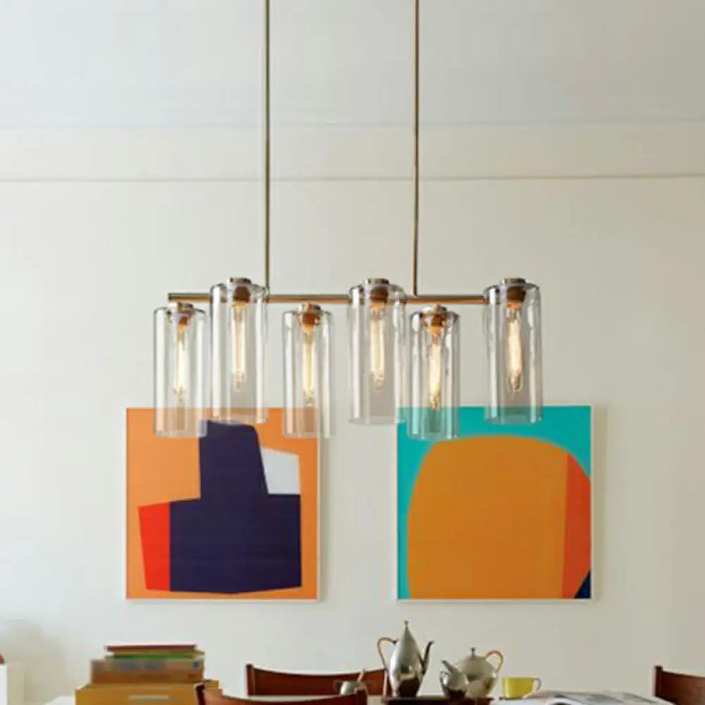 DecorBites™ Glass Suspension Pendant Light for Modern Island Ceiling and Dining Room