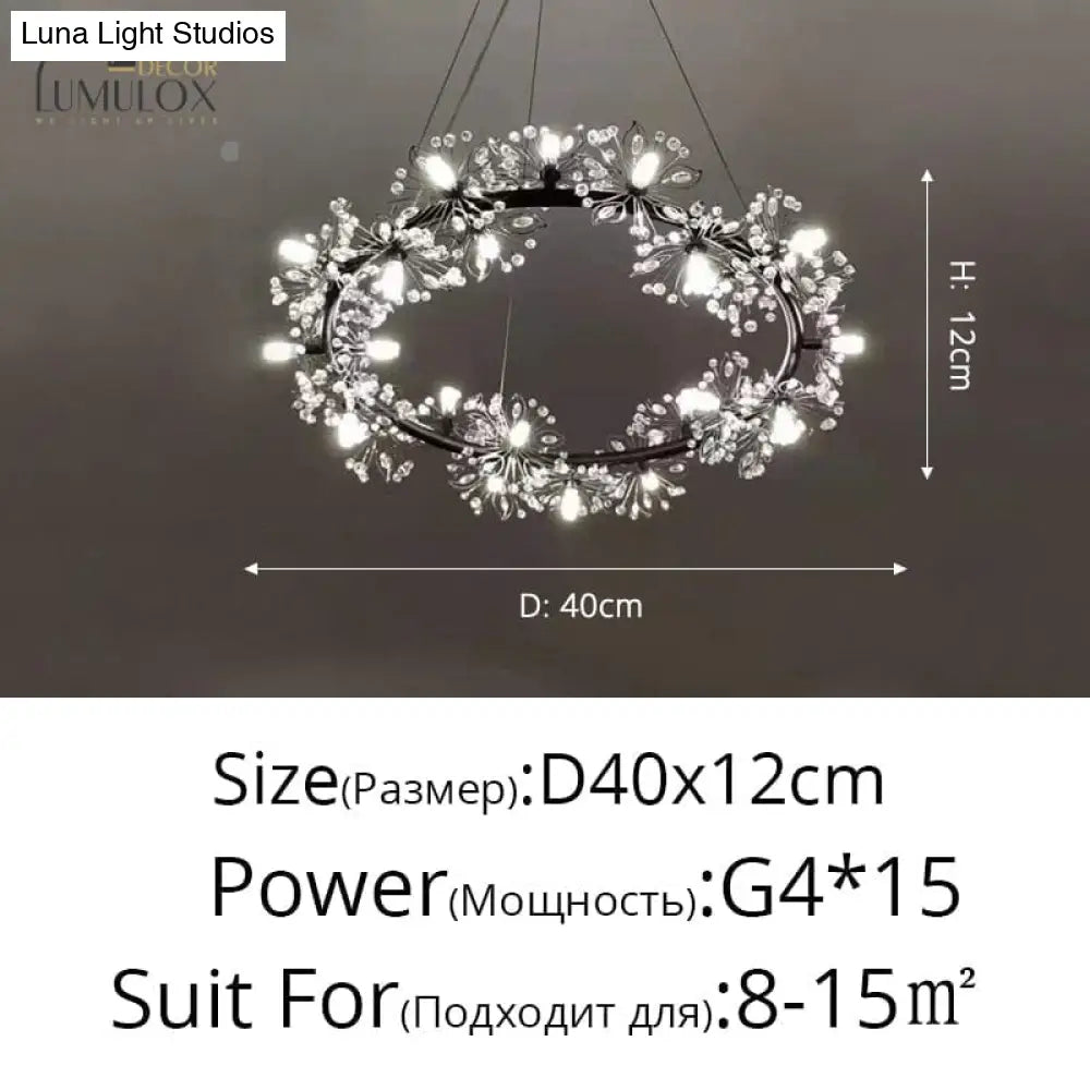 DecorBites™ Glory - LED Flowers Chandeliers