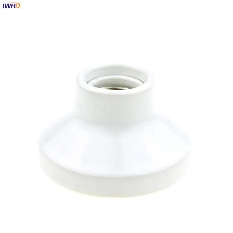 Glossy black and brass ceramic e27 bulb holder bedroom lamp fitting