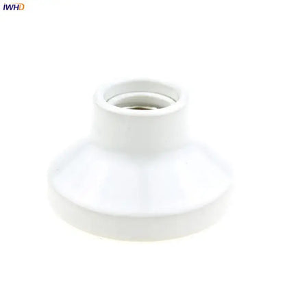 Glossy black and brass ceramic e27 bulb holder bedroom lamp fitting