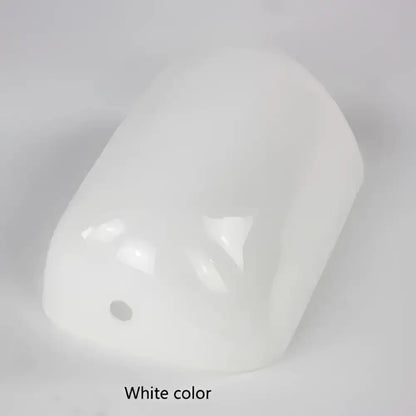 Glossy glass banker lamp cover office desk shade green & amber