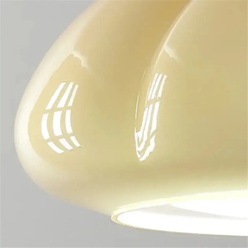 Glossy orange ceramic pumpkin chandelier for bedroom lighting
