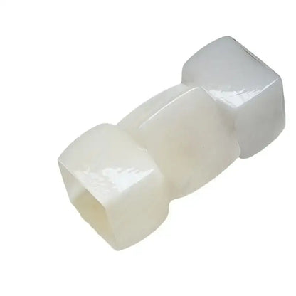 Glossy white geometric square vase table decor living room hotel